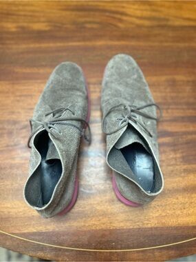 Cole Haan Men’s Suede Lace-Up Shoes in Brown and Navy